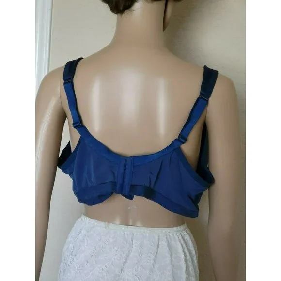 Cacique Wire Free Lightly Lined T-Shirt Bra blue Size 44C - Picture 8 of 8